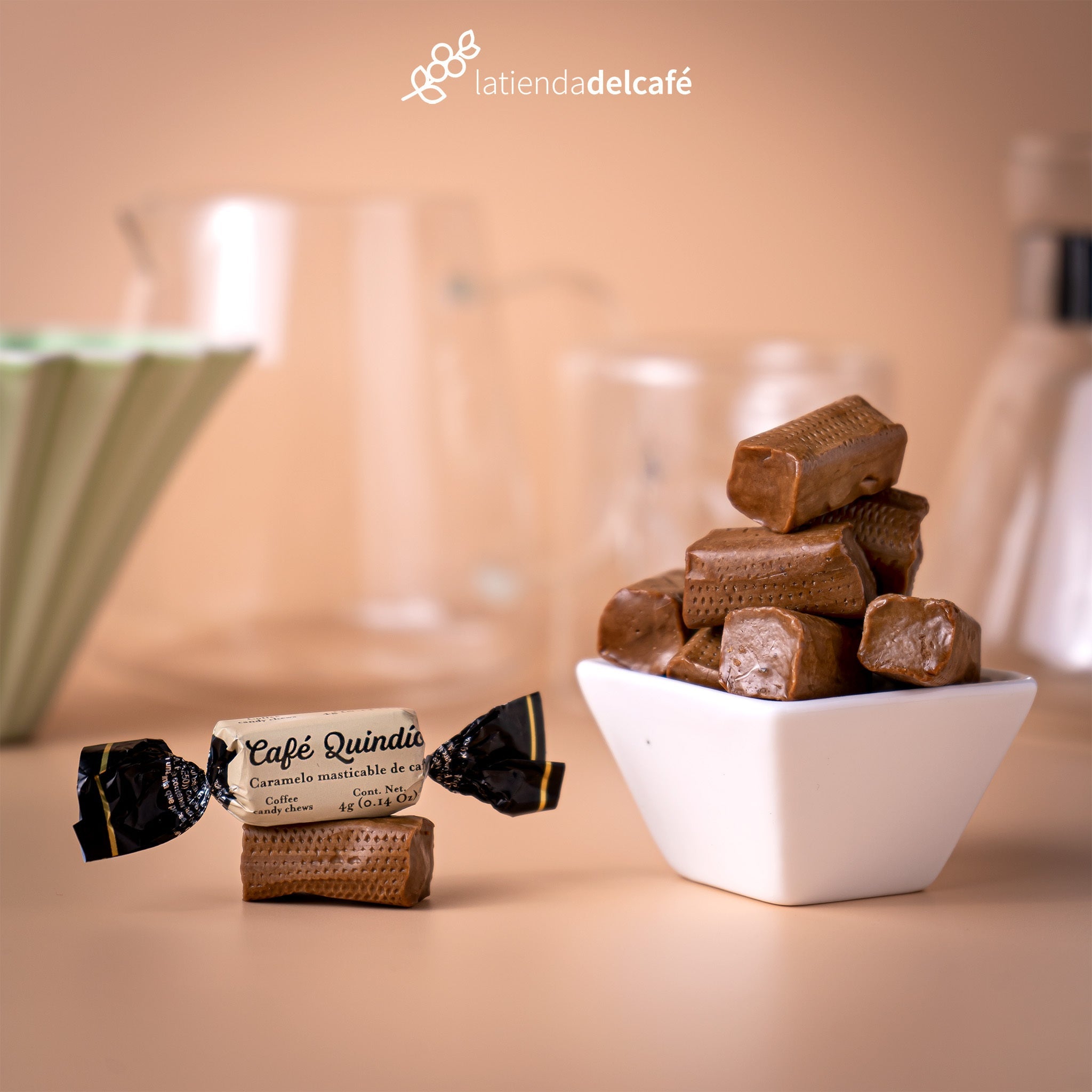 Caramelos masticables de Café