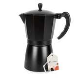 Cafetera Moka Negra - 9 tazas