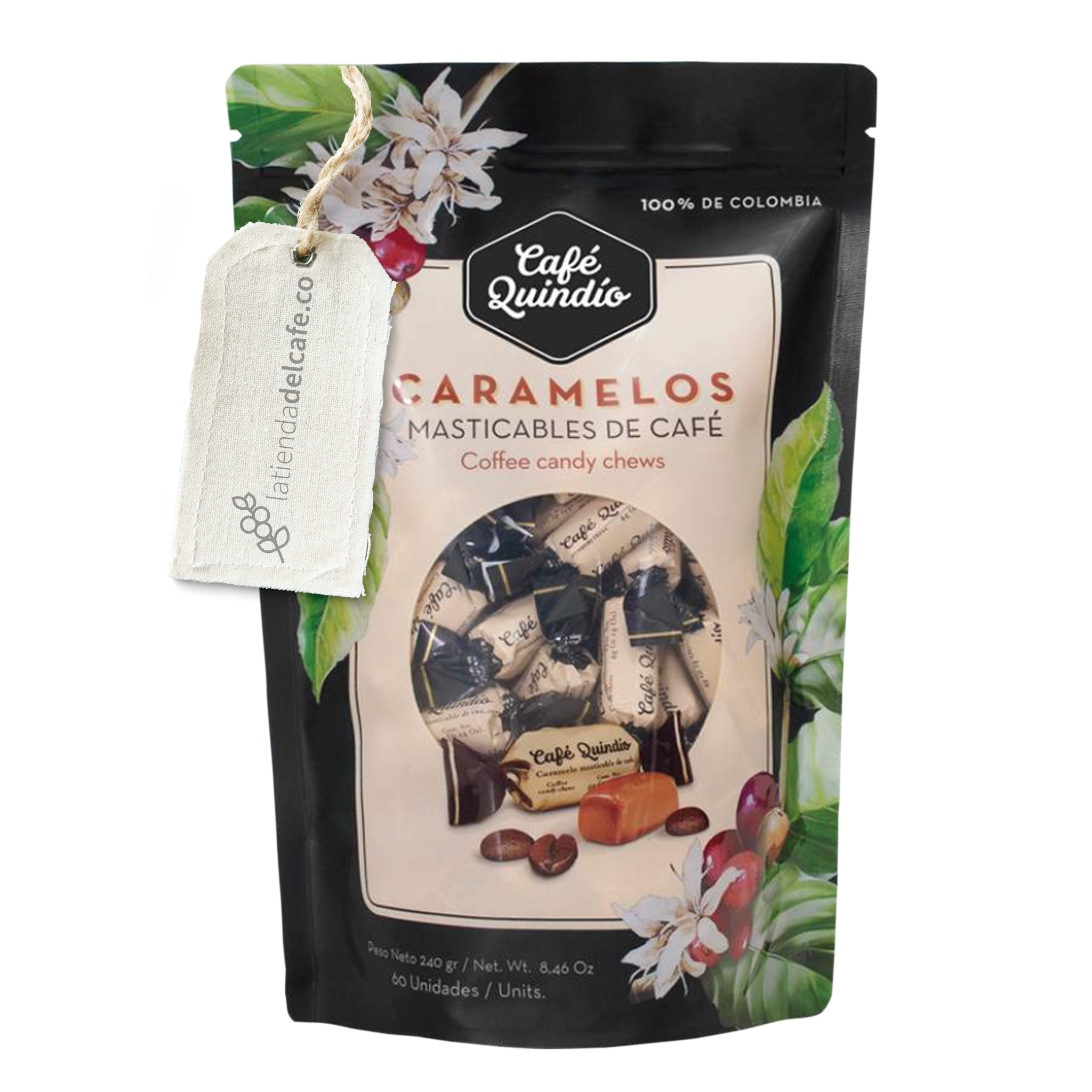 Caramelos masticables de Café
