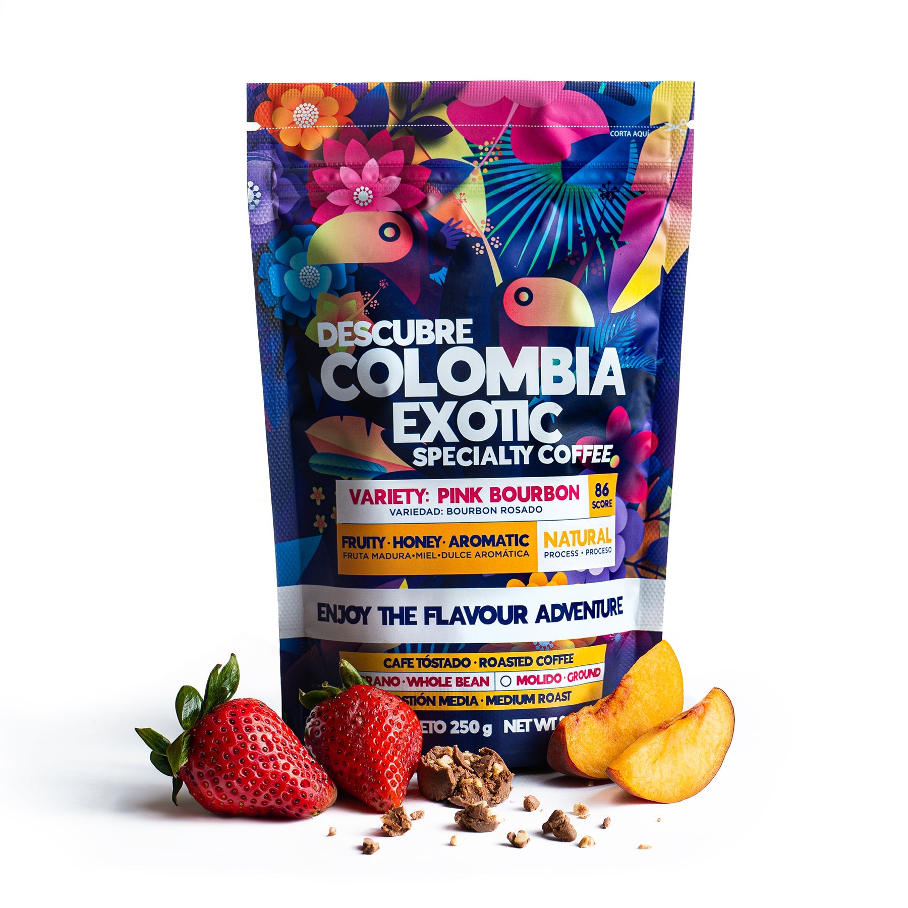 Café Especial Colombia Exotic. (Bourbon)