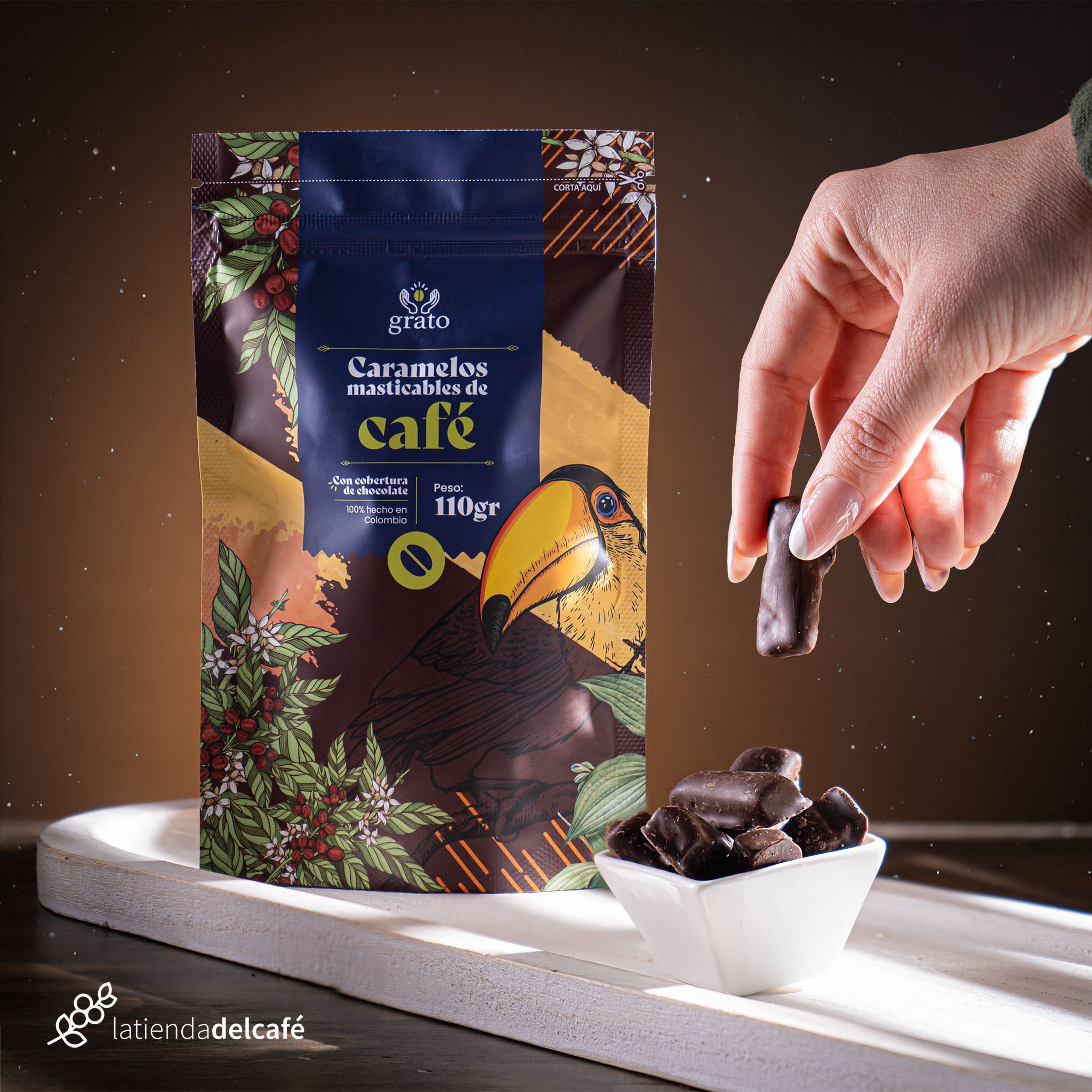 Grato Melos. (Caramelos de Café)